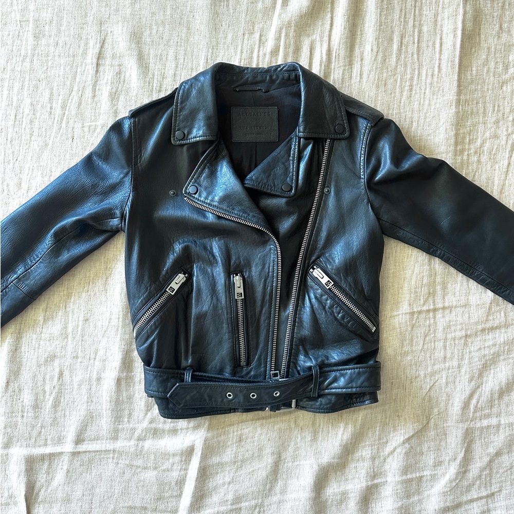 All Saints Balfern Leather Biker Jacket